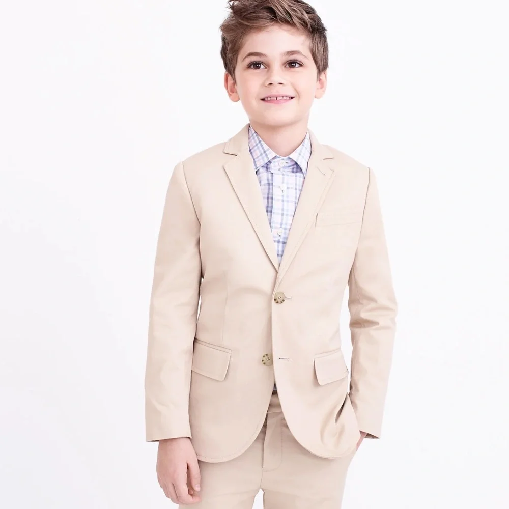 J crew boys flex chino suit jacket sandy dune 3 nwt